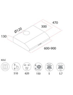 Nexus Range Hood 60cm Nexus-Electromenager | I3C Group 2