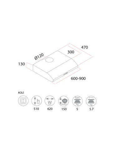 HOTTES NEXUS 60 CM