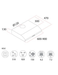 Range Hood NEXUS 90 CM Nexus-Electromenager | I3C Group 2