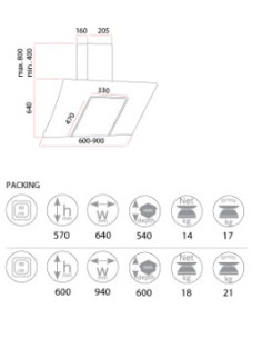 Range Hood BINDESIT NEXUS 60 CM Nexus-Electromenager | I3C Group 2