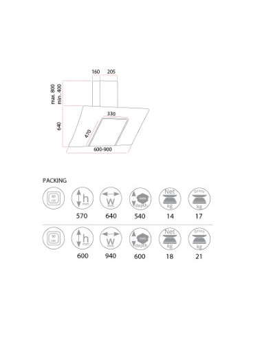 Range Hood BINDESIT NEXUS 60 CM Nexus-Electromenager | I3C Group