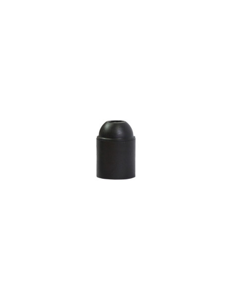 Douille E27 À Corps Lisse Noire
