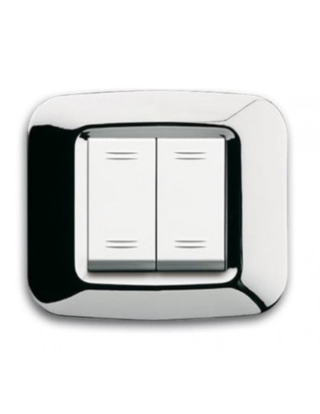 Interrupteur Yes Carré Chrome | I3C Group