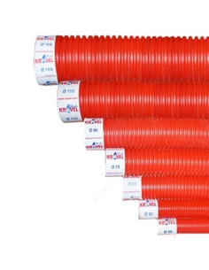 Tube gorge rouge – Résistance pour vos installations techniques