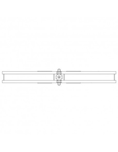 Herse d'ancrage double HD 1700X80