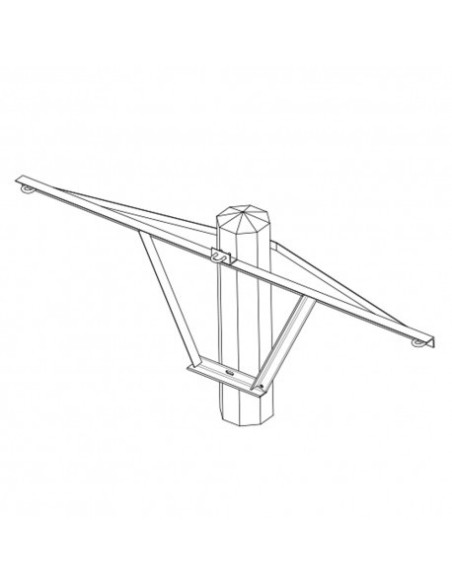 Herse d'ancrage double HD 1200X70