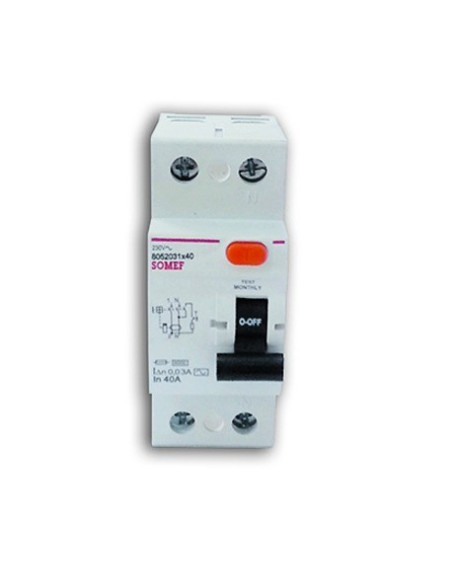 Residual Current Circuit Breaker 2P 30MA 25A | I3C Group